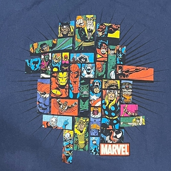 Disney Store marvel organic cotton navy short sleeved t-shirt - Picture 1 of 4